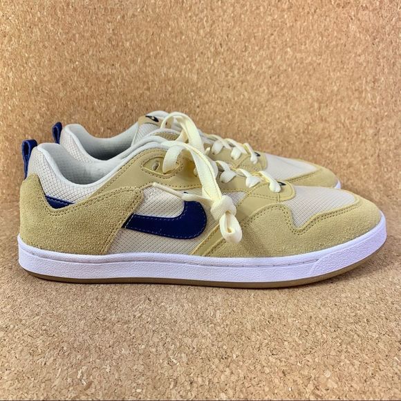 Nike Men's Alleyoop SB Club Gold Navy Skateboarding Shoes Size 8.5 - Picture 5 of 11